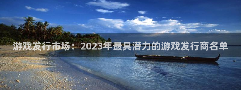db电竞子文化创意做什么的：游戏发行市场：2023年最具潜力的游戏发行商名单